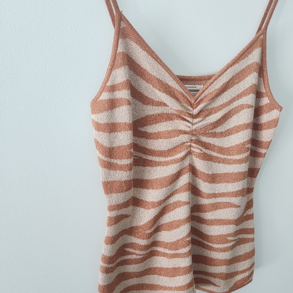 Anthropoligie Metallic Knit Tank Top - Picture 2 of 7
